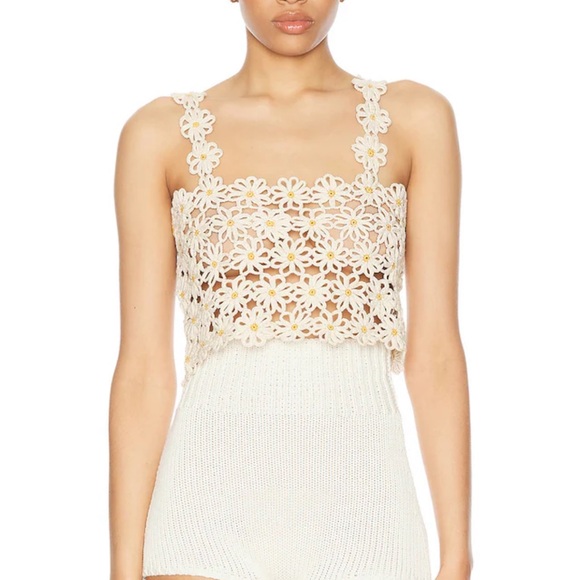Zimmermann Tops - ESCVDO Malu crochet top NWT